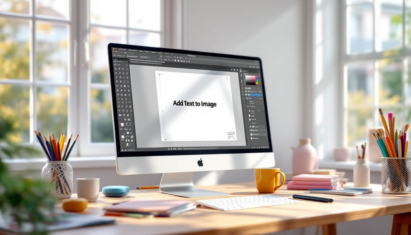 add text image tool