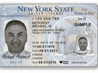 california driver license sample